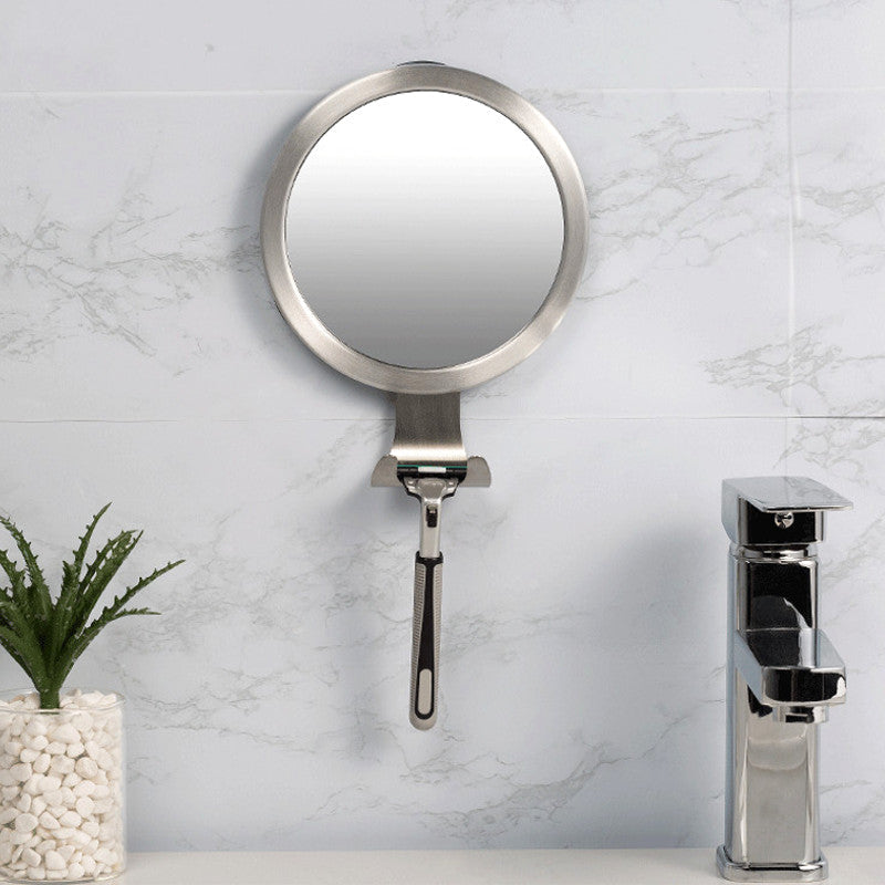 Fogless Swivel Shower Mirror with Magnification & Suction Cup