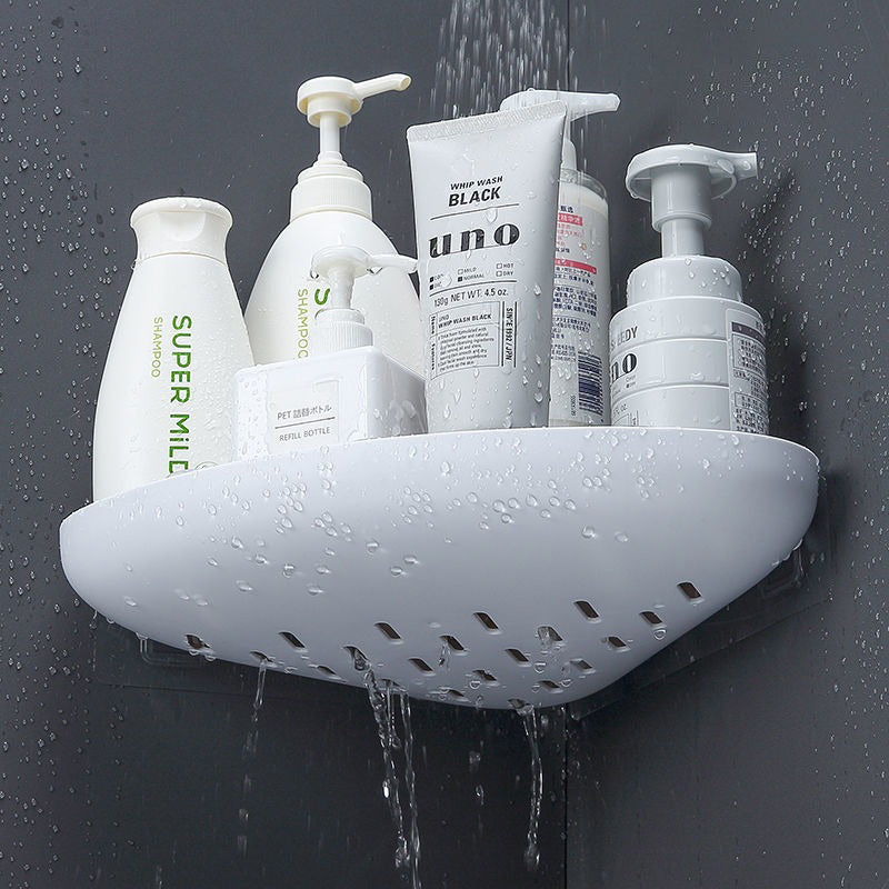 Bathroom Shelf Shower Corner Wall Mount Shampoo Storage