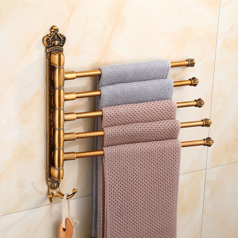 Bathroom Swivel Towel Bar with Hook Wall Mounted Swivel Arm Towel Rack –  Index Bath