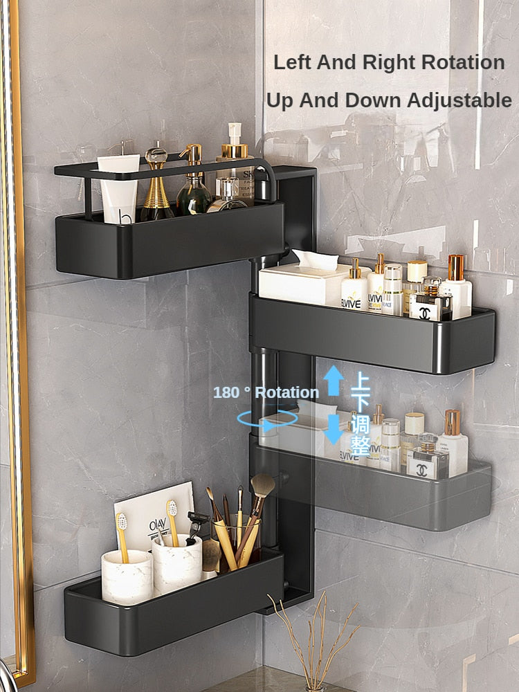 Shelves Shampoo Black Bathroom  Shower Corner Shelves Kitchens