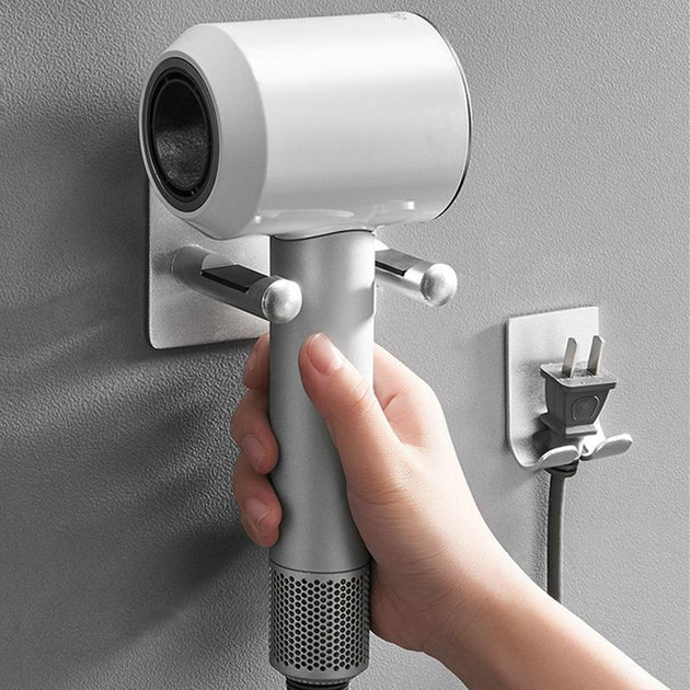 Bathroom Punch-free Hair Dryer Wall mounted Holder Storage Box