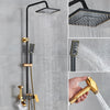 Shower Faucet Set Rainfall Bathroom Shower Mixer Faucets with Bidet