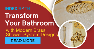 Transform Your Bathroom with Modern Brass Shower System Designs