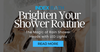 Brighten Your Shower Routine: The Magic of Rain Shower Heads with LED Lights