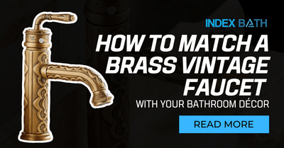 How to Match a Brass Vintage Faucet with Your Bathroom Décor