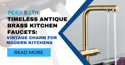 Timeless Antique Brass Kitchen Faucets: Vintage Charm for Modern Kitchens