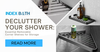 Declutter Your Shower: Essential Removable Corner Shelves for Storage