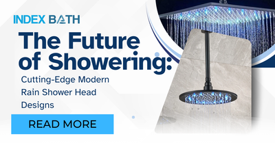 The Future of Showering: Cutting-Edge Modern Rain Shower Head Designs