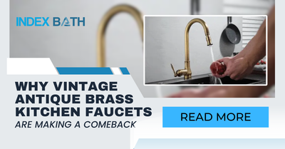 Why Vintage Antique Brass Kitchen Faucets Are Making a Comeback