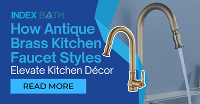 How Antique Brass Kitchen Faucet Styles Elevate Kitchen Décor