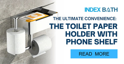 The Ultimate Convenience: The Toilet Paper Holder with Phone Shelf