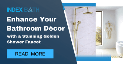 Enhance Your Bathroom Décor with a Stunning Golden Shower Faucet