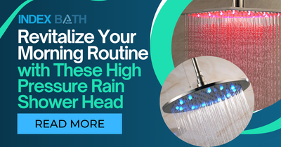 Revitalize Your Morning Routine with These High Pressure Rain Shower Head