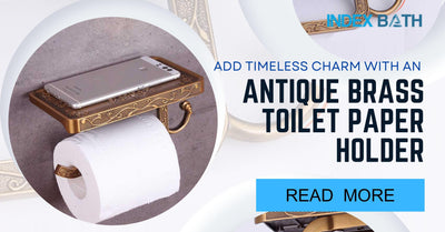 Add Timeless Charm with an Antique Brass Toilet Paper Holder