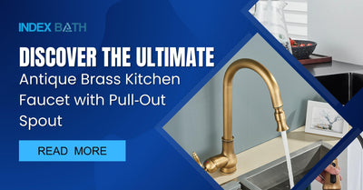 Discover the Ultimate Antique Brass Kitchen Faucet with Pull‑Out Spout