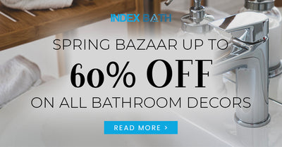Spring Bazaar Up to 60% off on all Bathroom Decors