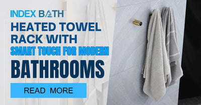 Heated Towel Rack with Smart Touch for Modern Bathrooms