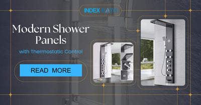Modern Shower Panels with Thermostatic Control