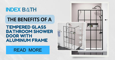 The Benefits of a Tempered Glass Bathroom Shower Door with Aluminum Frame