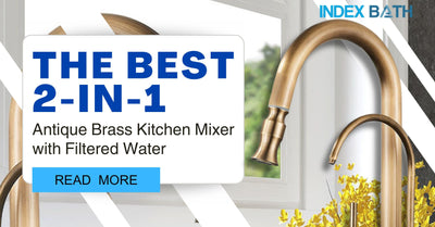 The Best 2-in-1 Antique Brass Kitchen Mixer with Filtered Water