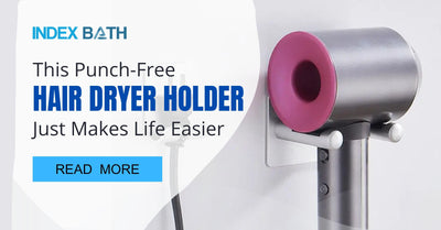 This Punch-Free Hair Dryer Holder Just Makes Life Easier