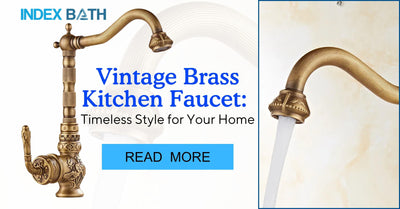 Vintage Brass Kitchen Faucet: Timeless Style for Your Home