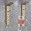 Bathroom Shower Panel LED Waterfall Shower Water Top Spray Temperature