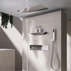 Luxury Brass Embedded Ceiling Thermostatic Shower System Bathroom Mixer