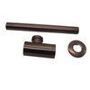 Brass Bottle Trap Drain Kit with Pop-Up Drain Bathroom Basin Waste Pipe