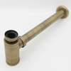 Brass Bottle Trap Drain Kit with Pop-Up Drain Bathroom Basin Waste Pipe