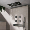 Luxury Brass Embedded Ceiling Thermostatic Shower System Bathroom Mixer