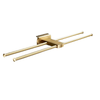 Brass Shower Accessorries Brushed Gold Bathroom Shower Towel Rack