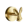Gold Wall-Mounted Steel Hooks Bathroom Bedroom Door Towel Coat Hanger