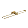 Brass Shower Accessorries Brushed Gold Bathroom Shower Towel Rack