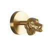 Gold Wall-Mounted Steel Hooks Bathroom Bedroom Door Towel Coat Hanger