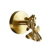 Gold Wall-Mounted Steel Hooks Bathroom Bedroom Door Towel Coat Hanger