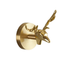 Gold Wall-Mounted Steel Hooks Bathroom Bedroom Door Towel Coat Hanger