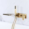 Bathroom Bathtub Faucet Wall Mounted 2 Functions Embedded Mixer Tap
