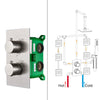 2-3 ways Mixer Valve Thermostat Control Valve Concealed Shower Valve