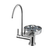 2-in-1 Stainless Steel Purifier Kitchen Faucet with Glass Rinser