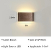 Aluminum Sconce LED Wall Lamp Bathroom Living Room Wall Mounted Light