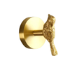 Gold Wall-Mounted Steel Hooks Bathroom Bedroom Door Towel Coat Hanger