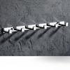 Luxury Chrome Solid Brass Hook Wall-Mounted Coat Towel Robe Hook