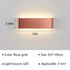 Aluminum Sconce LED Wall Lamp, Bathroom Living Room Wall Mounted Light