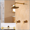 Brass Rainfall Bathroom Shower Faucet Shower Head Shower Mixer Tap
