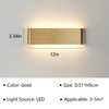 Aluminum Sconce LED Wall Lamp, Bathroom Living Room Wall Mounted Light