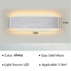 Aluminum Sconce LED Wall Lamp Bathroom Living Room Wall Mounted Light