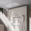 Luxury Brass Embedded Ceiling Thermostatic Shower System Bathroom Mixer