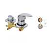 Concealed Multi-Way Screw and Intubation Brass Shower Mixer Faucet Tap