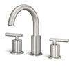 3-Hole Bathroom Basin Faucet Dual-Handle Washbasin Brass Mixer Tap
